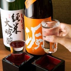 完全個室 地鶏焼き鳥と築地海鮮 創作居酒屋 よりみち 新橋店_全国各地から厳選した日本酒や焼酎をご用意してます！
