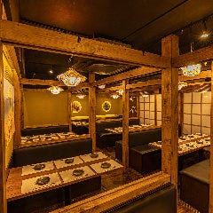 完全個室 地鶏焼き鳥と築地海鮮 創作居酒屋 よりみち 新橋店_大人数での宴会大歓迎！