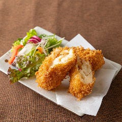 完全個室 地鶏焼き鳥と築地海鮮 創作居酒屋 よりみち 新橋店_チーズフライ