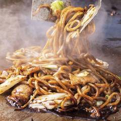 完全個室 地鶏焼き鳥と築地海鮮 創作居酒屋 よりみち 新橋店_鉄板焼そば