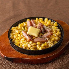 完全個室 地鶏焼き鳥と築地海鮮 創作居酒屋 よりみち 新橋店_コーンバター