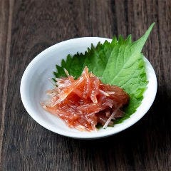 完全個室 地鶏焼き鳥と築地海鮮 創作居酒屋 よりみち 新橋店_梅水晶