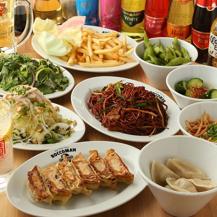 2時間飲み放題付 Roccomanイチオシコース 全11品 4 000円 3 500円 税抜 宴会 女子会 飲み会の詳細 Gyoza Roccoman 渋谷道玄坂店 渋谷 居酒屋 ぐるなび