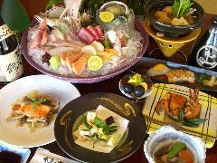 各種宴会コース6050円～　　プラス2200円で2時間飲み放題
