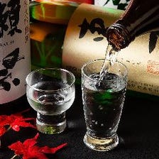 福岡の地酒をメインに季節酒も多彩