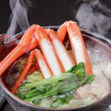 旬の海鮮などご要望に合わせてコースをご用意いたします　蟹料理はお鍋、焼き、ボイルなど各種ご用意いたします