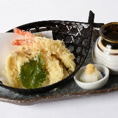 日本酒との相性抜群！ 天ぷら盛り合わせ