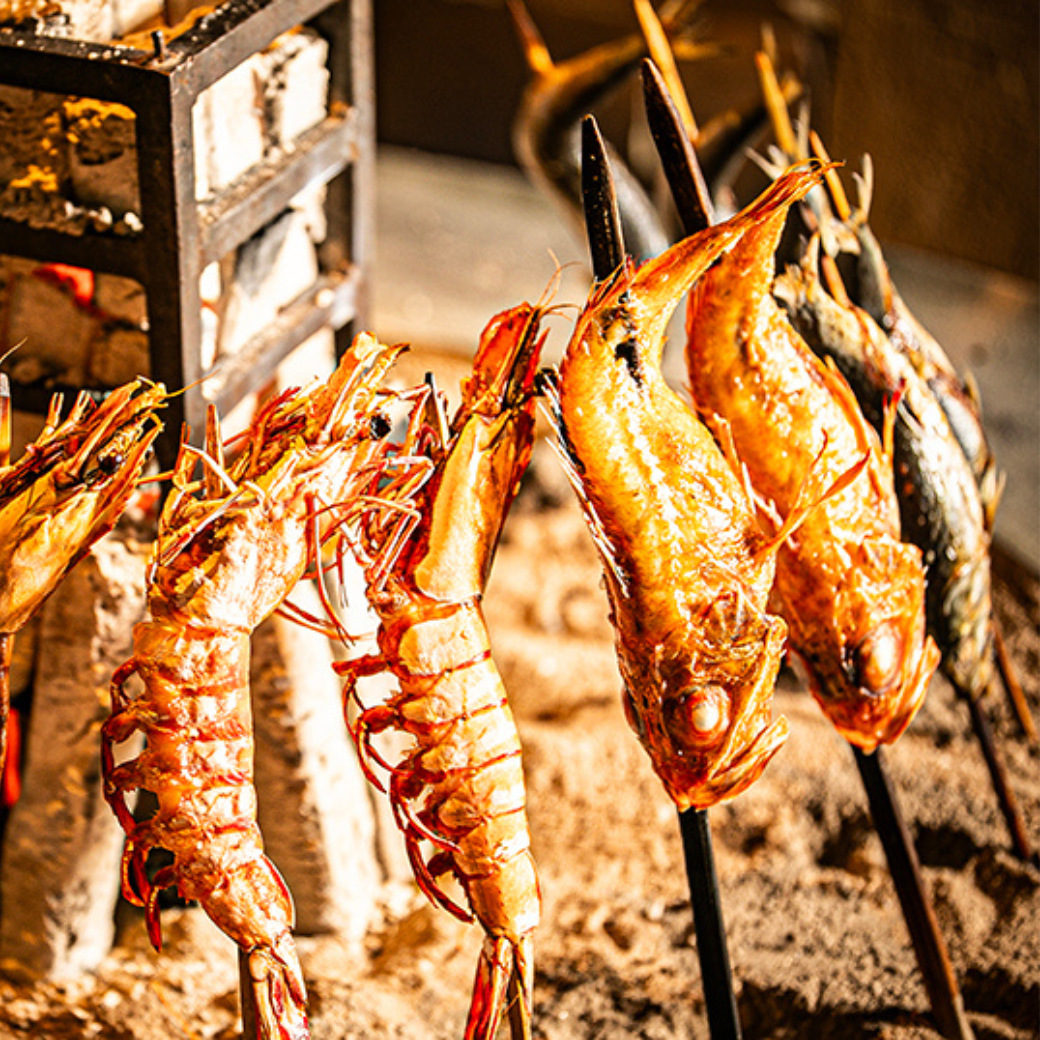 囲炉裏のおっきゃがり 活魚煙舎 ～かつぎょえんや～（天王寺・阿倍野