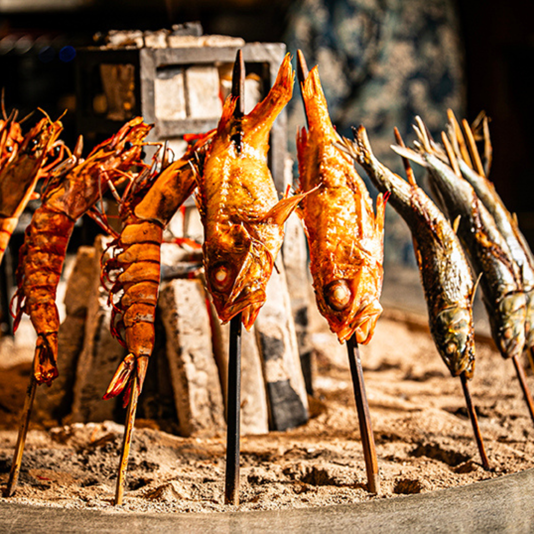 囲炉裏のおっきゃがり 活魚煙舎 ～かつぎょえんや～（天王寺・阿倍野