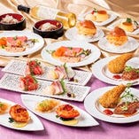 旬の食材を使用したお料理の宴会コース【国内】