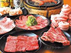 焼肉 食べ放題 まんぷく食堂 肉のフジイチ 