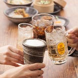 ご宴会＝飲み放題メニュー≪生ビール含む≫