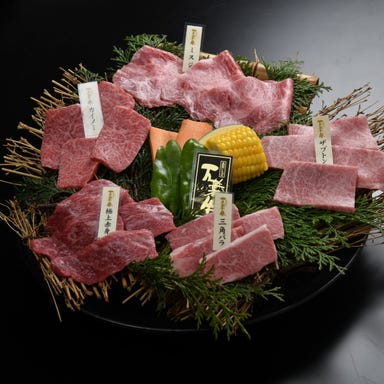 焼肉 牛王 鳥取本店_万葉牛 希少部位5種盛り合わせ