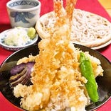 天丼とお蕎麦のセット