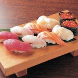 特上！北海道握り寿司 5種、10貫