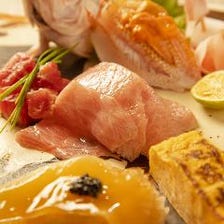 青森県産食材にこだわった鮨を味わう