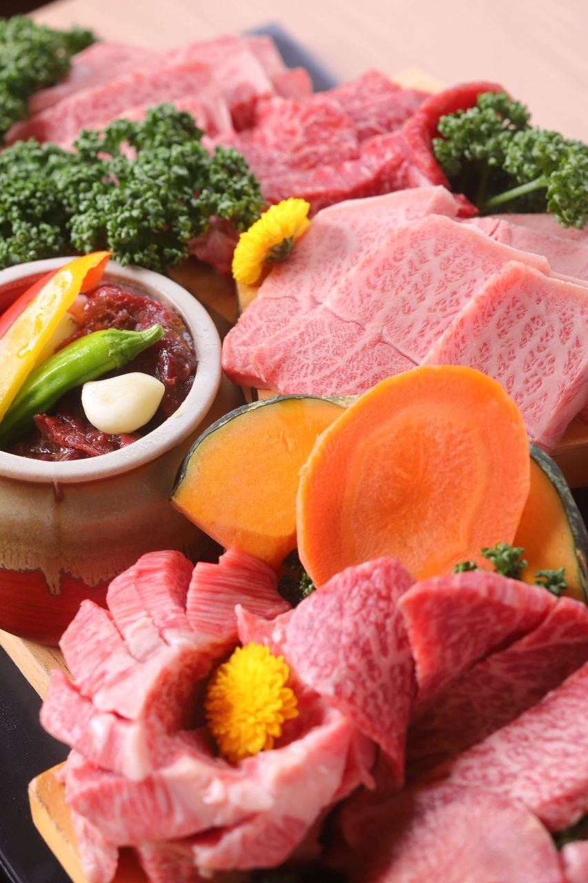 期間限定】おてがるコース A5黒毛和牛食べ放題 60分 3,980円 の詳細