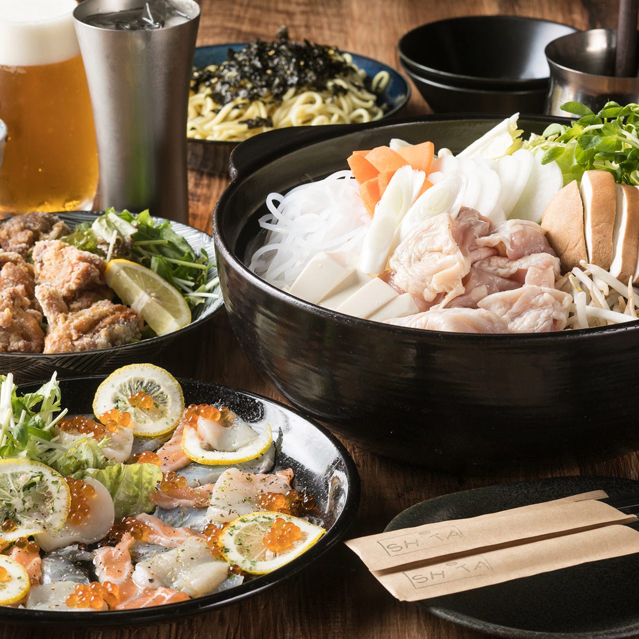 クーポンご利用で10 Off 豪華素材をお楽しみください 5 500円 税抜 の選べる鍋プラン 全4品 の詳細 Shota 大東 四條畷 居酒屋 ぐるなび