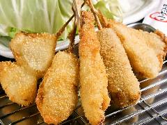 串かつ盛り合わせ（6本）