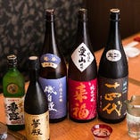 日本酒は約70種をご用意