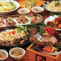 仙台名物牛たん・鮮魚四種盛り・すき焼き等【穫コース】