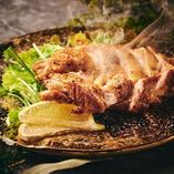 長野県産 美桜鶏もも肉のレモングリルハーブソテー