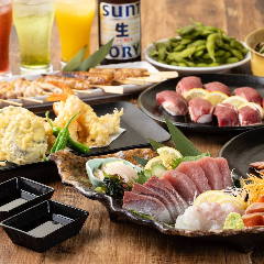 【宴会コース】飲み放題付で大人数のご宴会にもおすすめのコース
