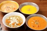 具材の栄養を余すところなくいただける季節のスープ４種