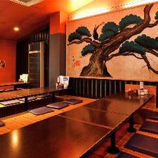 平針駅すぐ目の前で大宴会・個室宴会