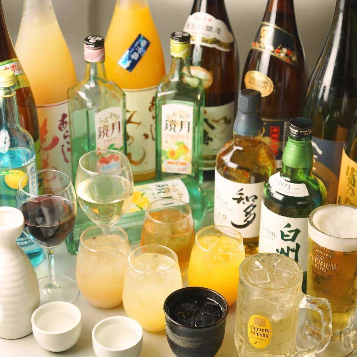 65種の飲み放題つき！必ず個室でオーダーバイキング！！