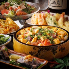 個室で味わう肉寿司と朝どれ鮮魚 にくと魚 川崎駅前店 コースの画像