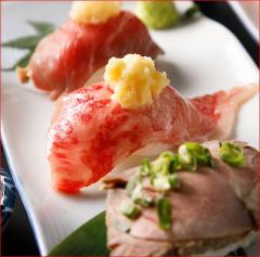 個室で味わう肉寿司と朝どれ鮮魚 にくと魚 川崎駅前店 