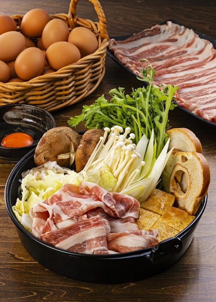 大阪の銘柄豚 犬鳴ポーク 宮崎日南もち豚を贅沢にすき焼きで食べ比べ 大満足すき焼きコースの詳細 犬鳴豚専門店 すもぉ き 福島店 大阪 福島 野田 中之島 居酒屋 ぐるなび
