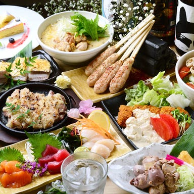 焼鳥 飲み放題 個室居酒屋 地鶏坊主 錦店_2~4月【クーポン利用で120分⇒180分飲み放題&500円OFF】飲放題付き得々コース/3480円コース⇒2980円へ