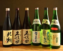 新潟の地酒や愛知の地酒を多数ご用意しております。