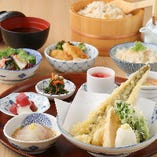 【鯛めし食べ放題付】穴子の天ぷらと鯛茶漬けご膳