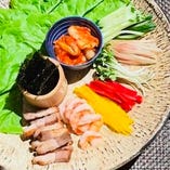 【NEW】彩り野菜の韓国風手巻きサラダ