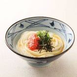 明太釜玉うどん（温）