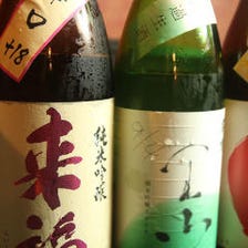 滋賀県の地酒をメインに取り揃え