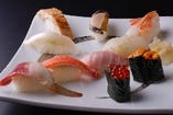 寿司幸人気ランチ　第１位
「季節の親方おまかせにぎり」
