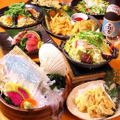 活イカ姿造りを堪能できる2時間飲み放題付きコースご用意！