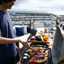 【NORTH SHORE須磨オリジナルプラン】牛、ラム、鶏、ソーセージに野菜たっぷりで大満足！