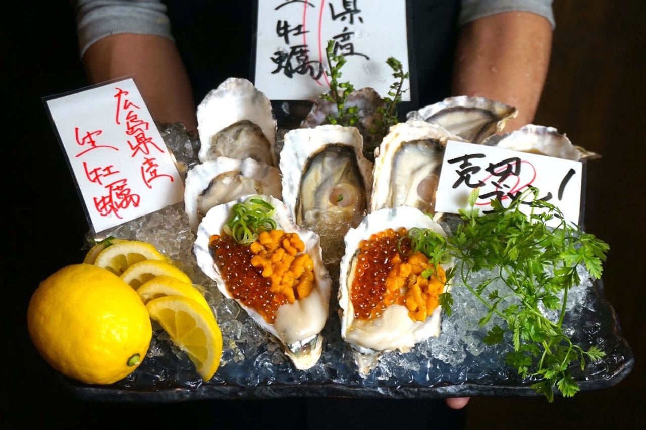 伍えん　牡蠣と和牛とまぐろのお店