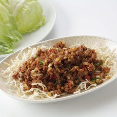豚挽肉レタス包み