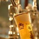 銀座ライオン「伝統の一度注ぎ生ビール」
枡々益-MASUMI-でも