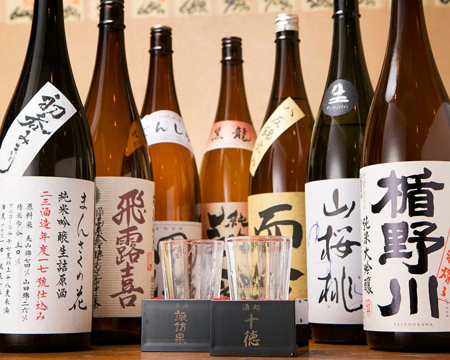 全国各地の日本酒６０種類以上