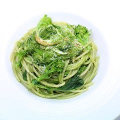 チーマディラーパと紅ズワイガニのスパゲッティ　ベルガモットの香り