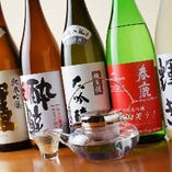 日本酒も多数取り揃えております