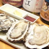 【４ピース☆プラン】では4産地の生牡蠣食べ比べを堪能！