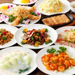 吉祥 CHINESE DINING 銀座インズ_◇【2時間飲み放題付】北京ダックコース〈全9品〉
豪華な北京ダックと吉祥おすすめのお料理全9品が楽しめるボリューム満点のお得なコース!ご家族のお集まりや接待利用にもおすすめのコースです。